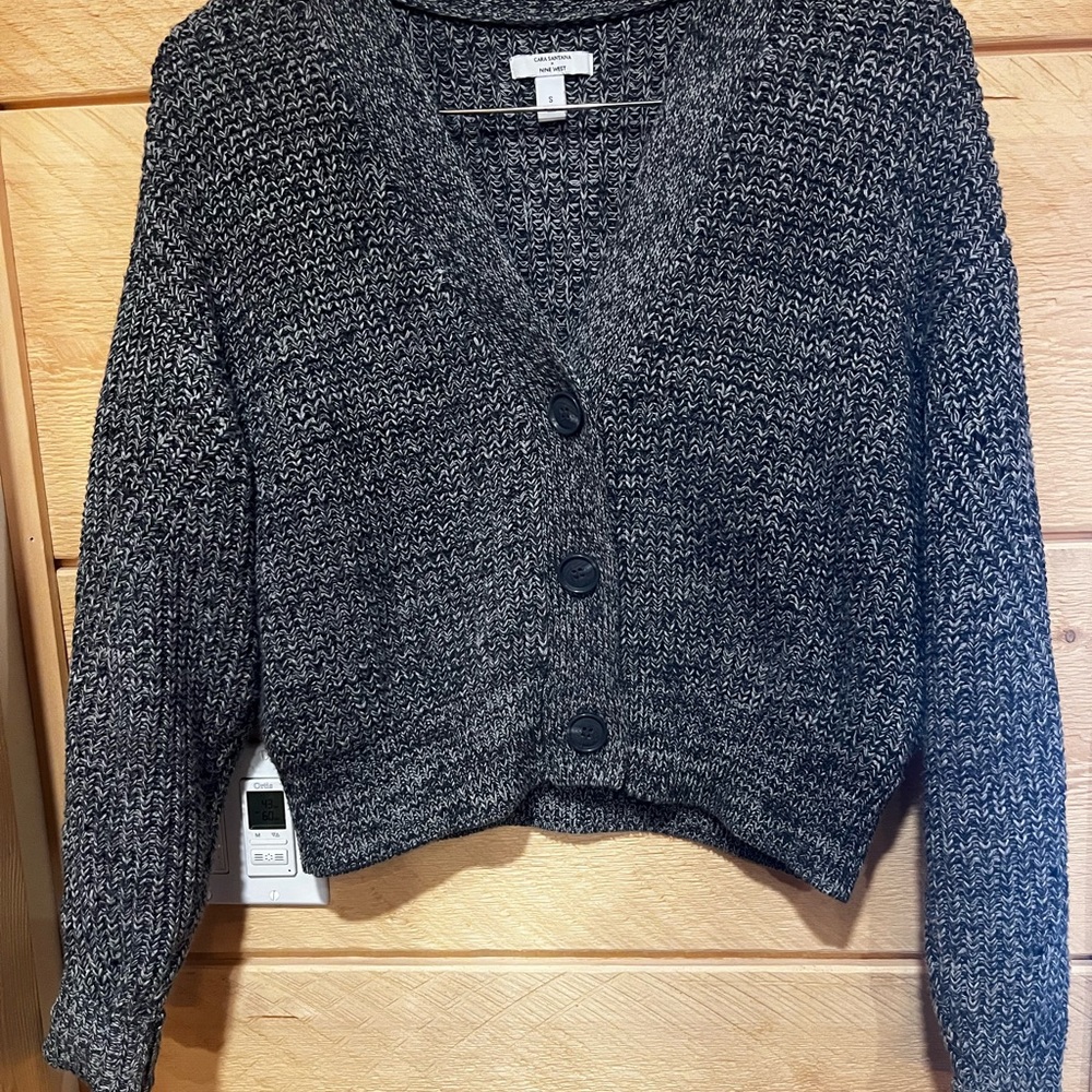 Women’s Black Cropped Cardigan